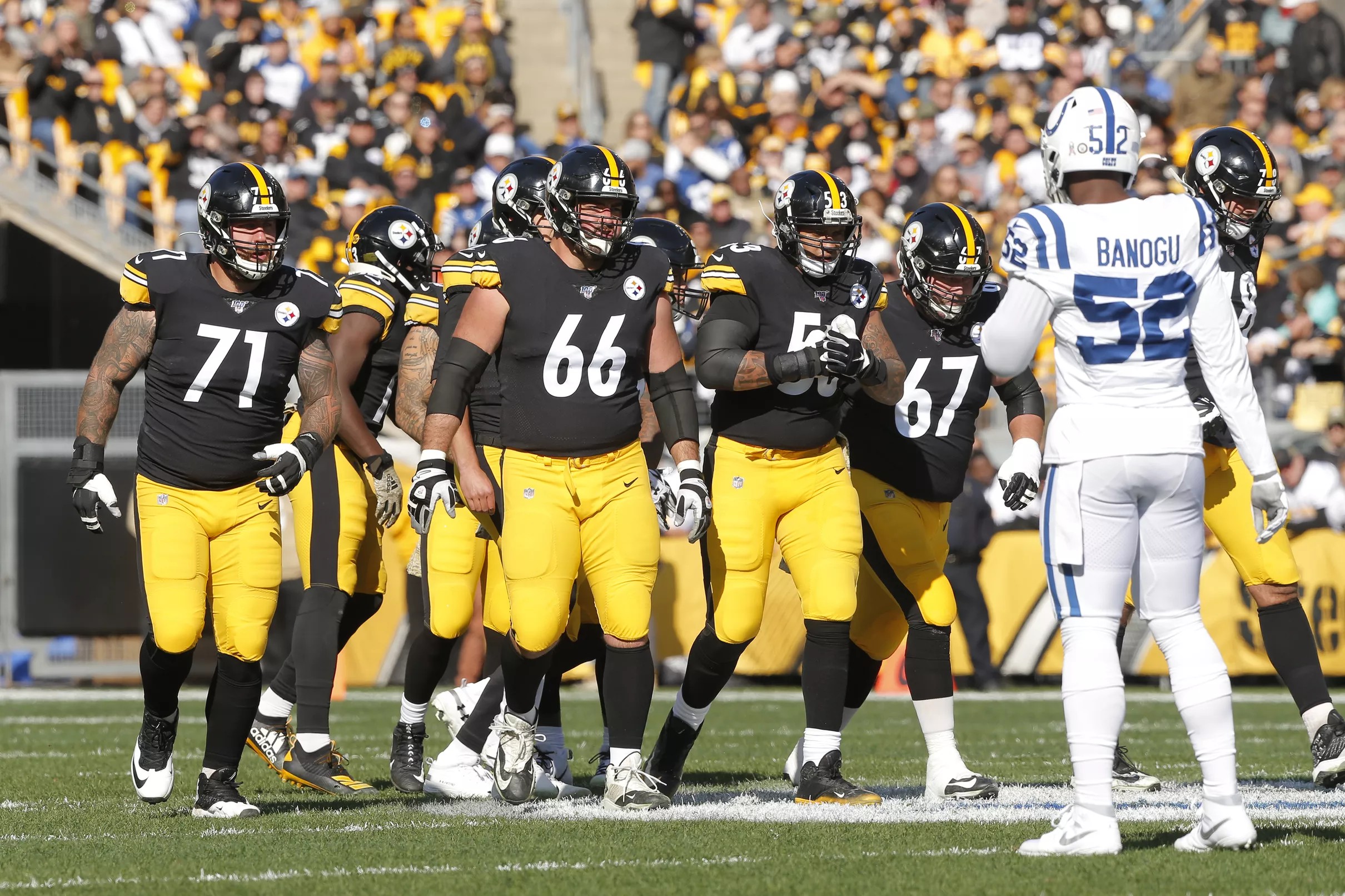 Pro Football Focus ranks the top offensive lines in the NFL, and the  Steelers are in the Top 10