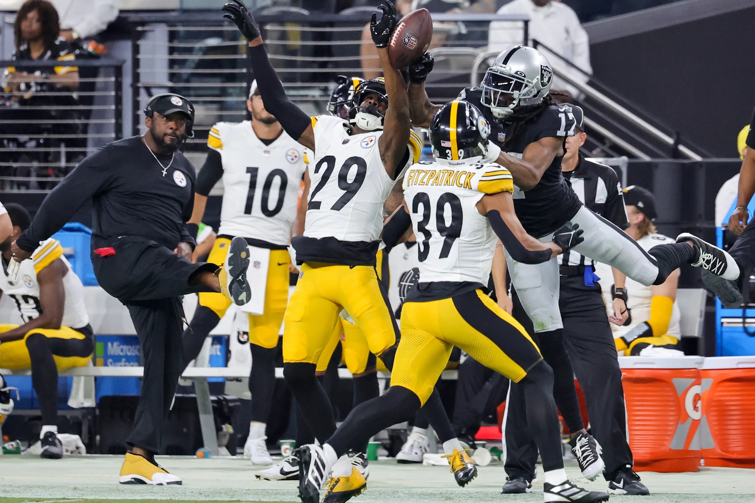 Who gets the game ball for the Steelers win over the Falcons? - Behind the  Steel Curtain