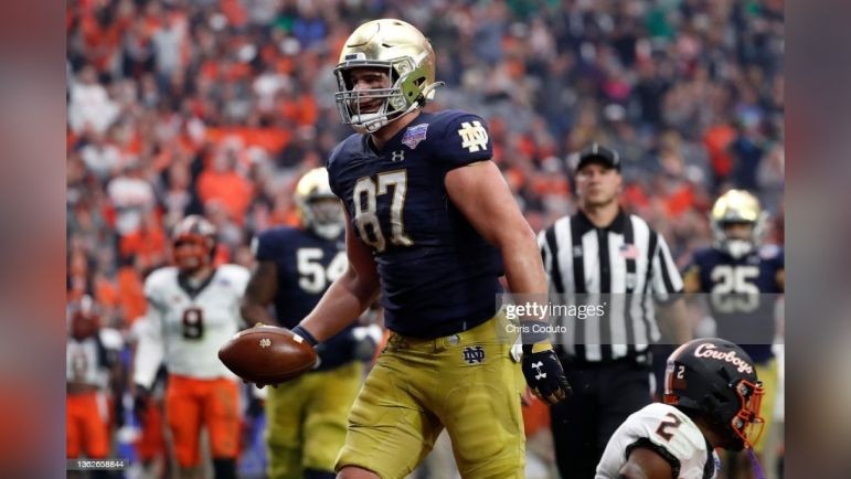 Nfl Draft Player Profiles Notre Dame Te Michael Mayer