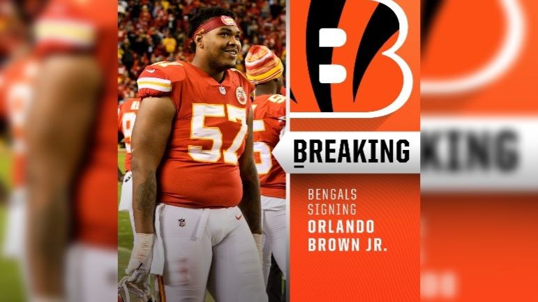 Bengals outbid Steelers and Jets to sign Orlando Brown Jr.