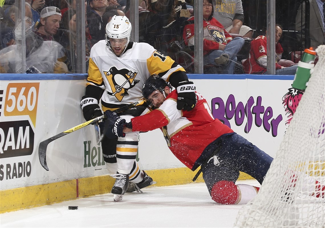 Penguins' winning streak comes to an end against Florida