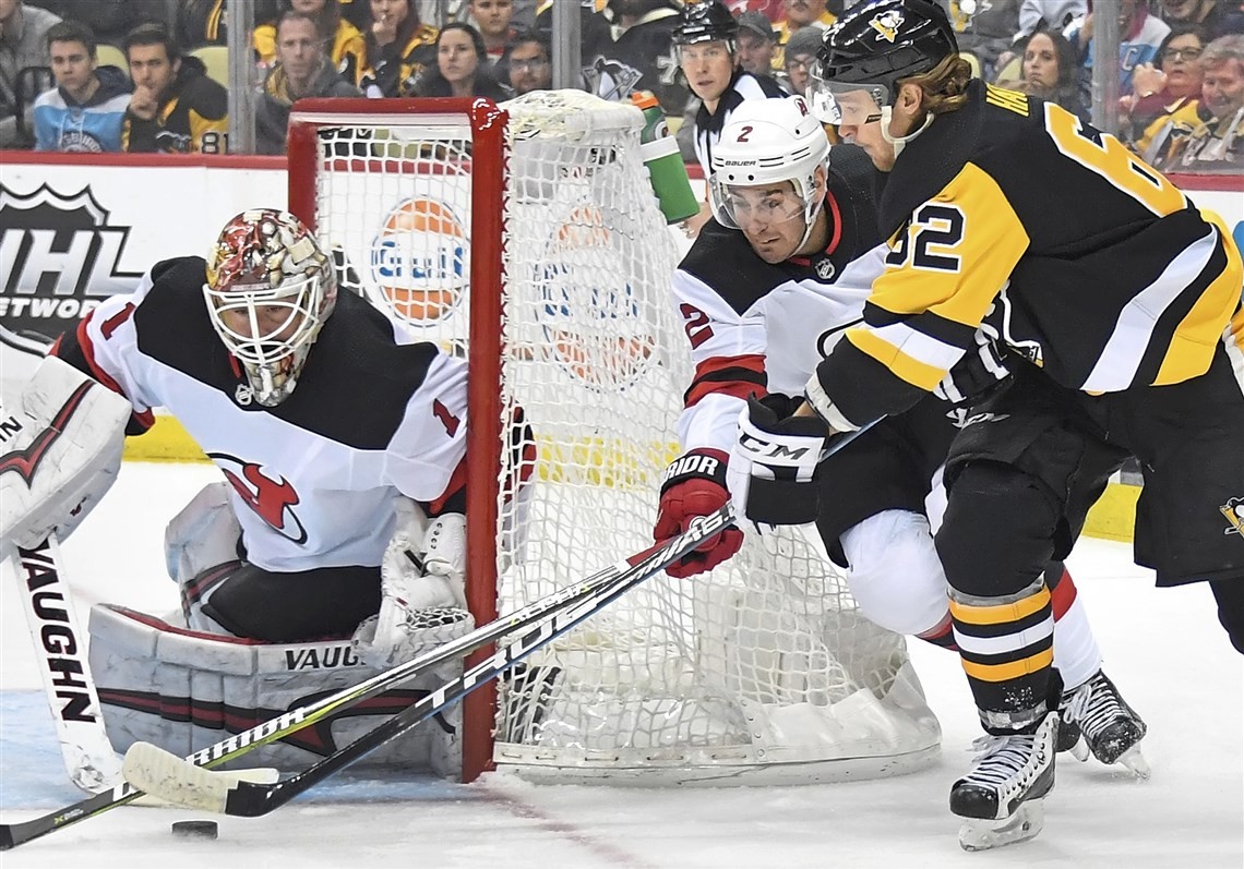 Penguins' home winning streak comes to and end with loss to New Jersey