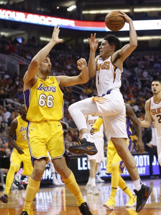 devin booker lakers shirt