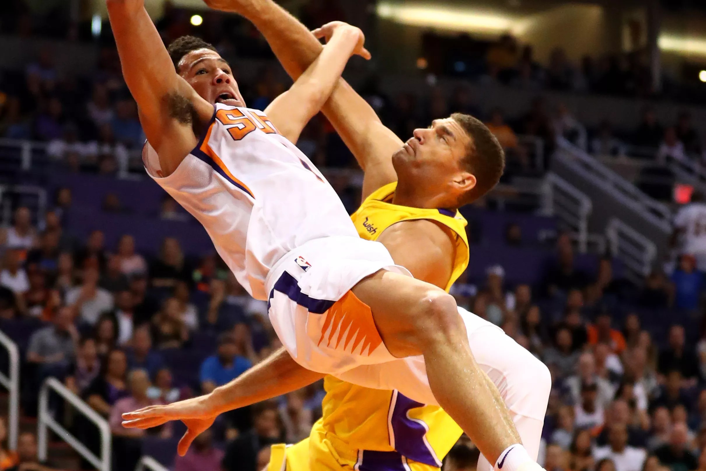 Final Score Phoenix Suns Drop Second Game Of Season 132 130 To Los 
