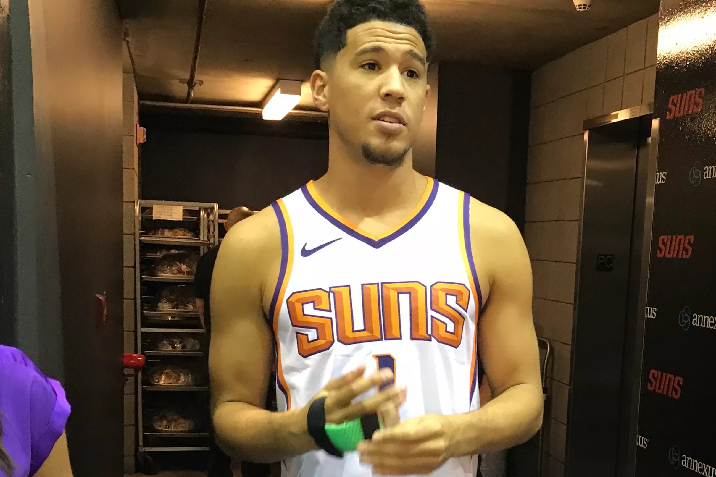 Devin Booker could be cleared to play as soon as opening night
