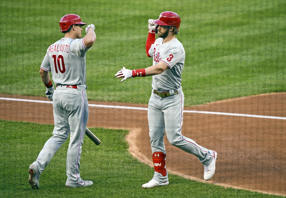 Bryce Harper and J.T. Realmuto named finalists for Silver Slugger Award