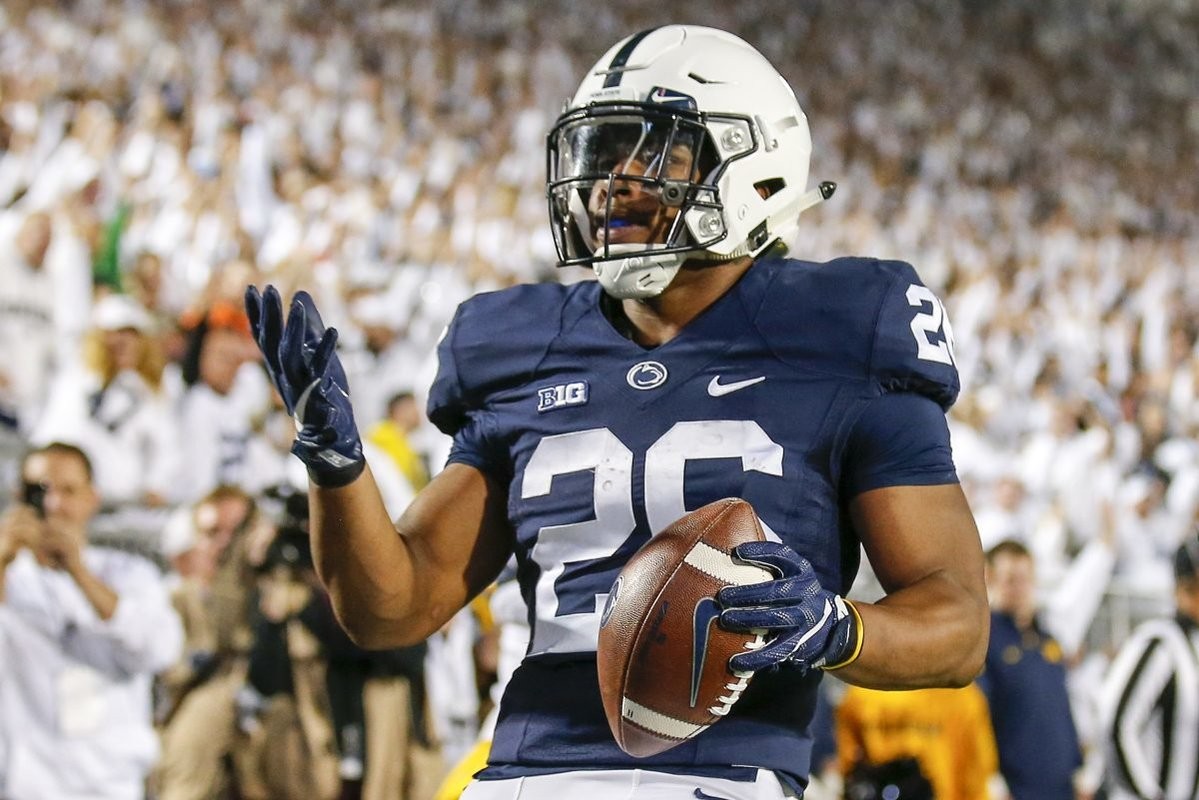 Saquon Barkley Former Penn State Running Back Chosen No 2 Overall By New York Giants 4359