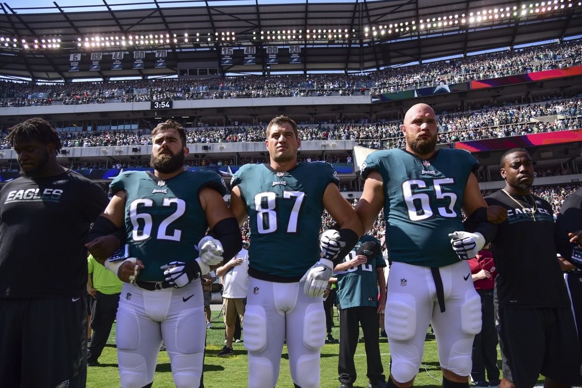 Eagles' Lane Johnson and Jason Kelce named firstteam AllPro