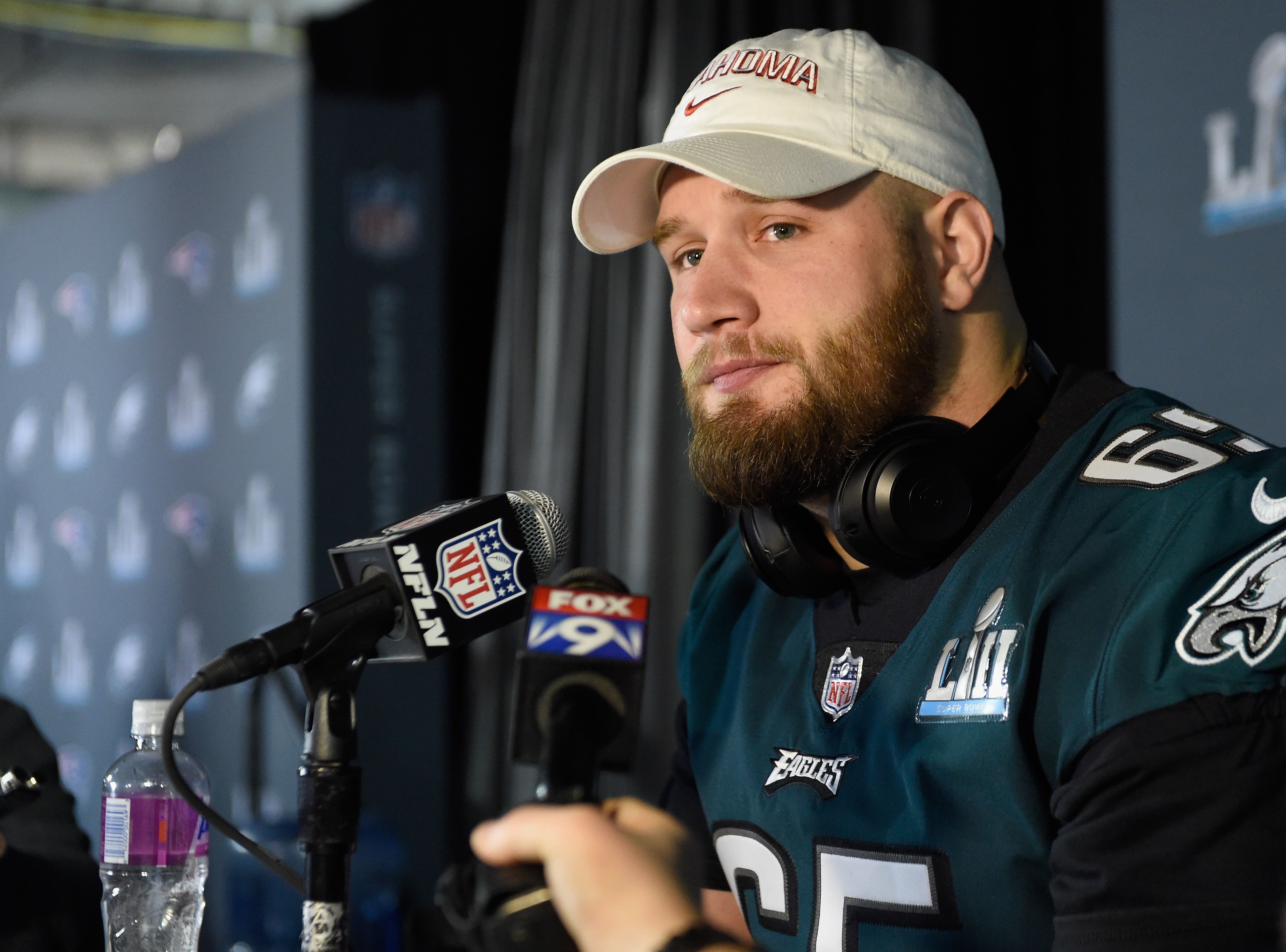 Philadelphia Eagles OT Lane Johnson Takes One For The Team