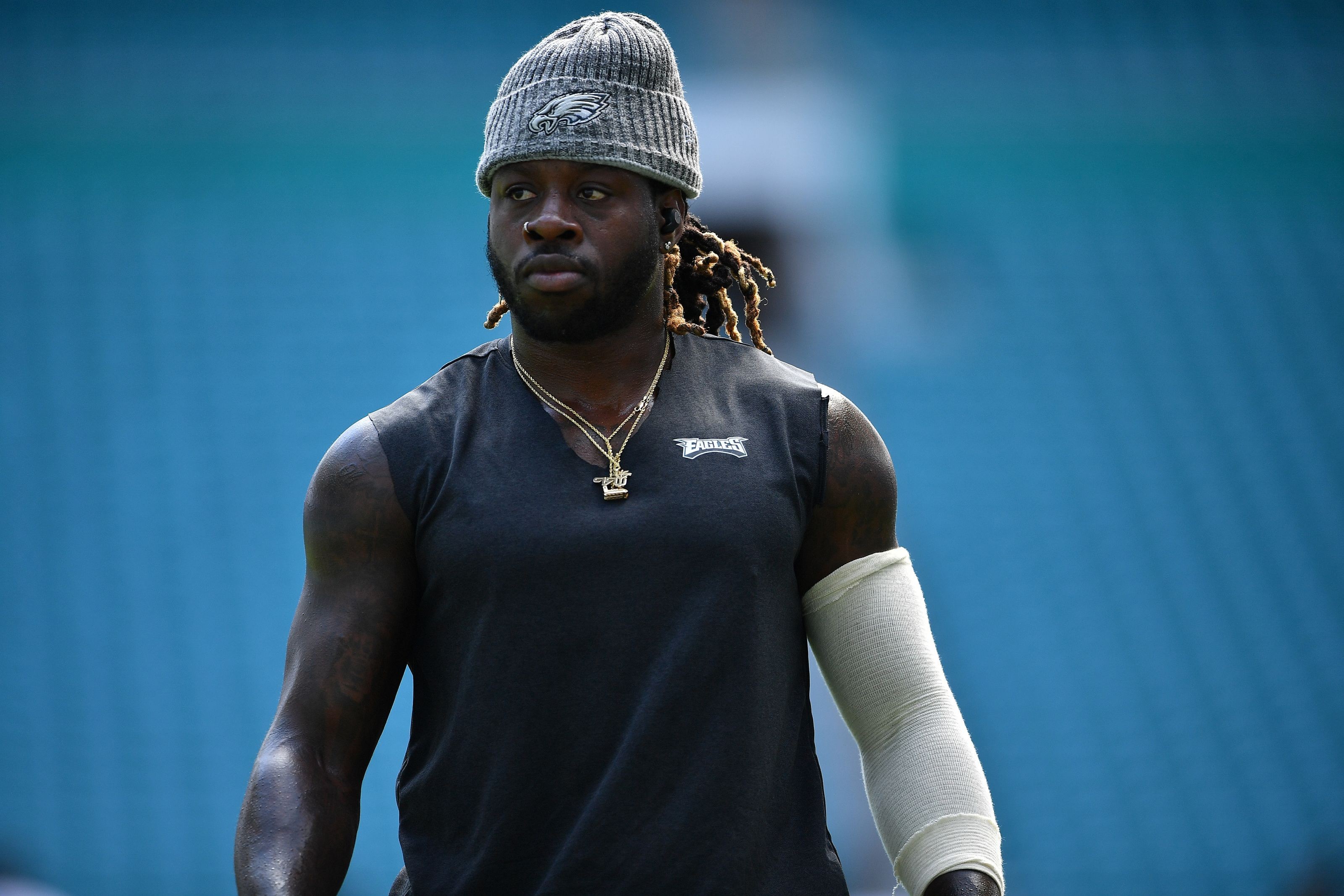 Former Philadelphia Eagles RB Jay Ajayi signs new deal of a different sort