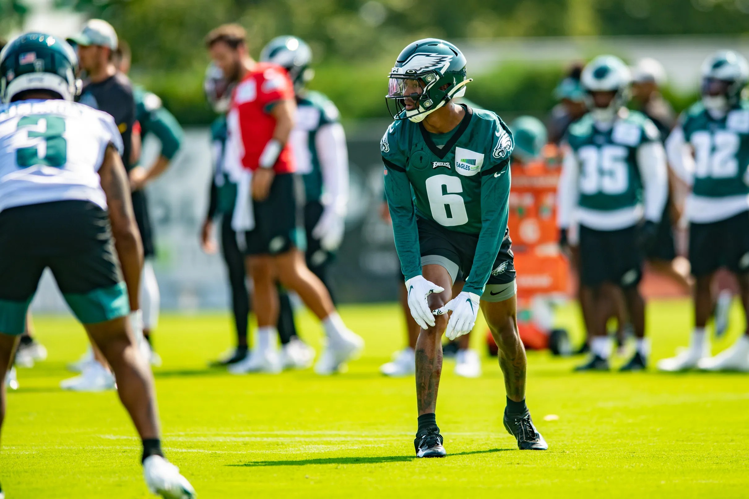 Eagles training camp Live updates from this evening’s practice