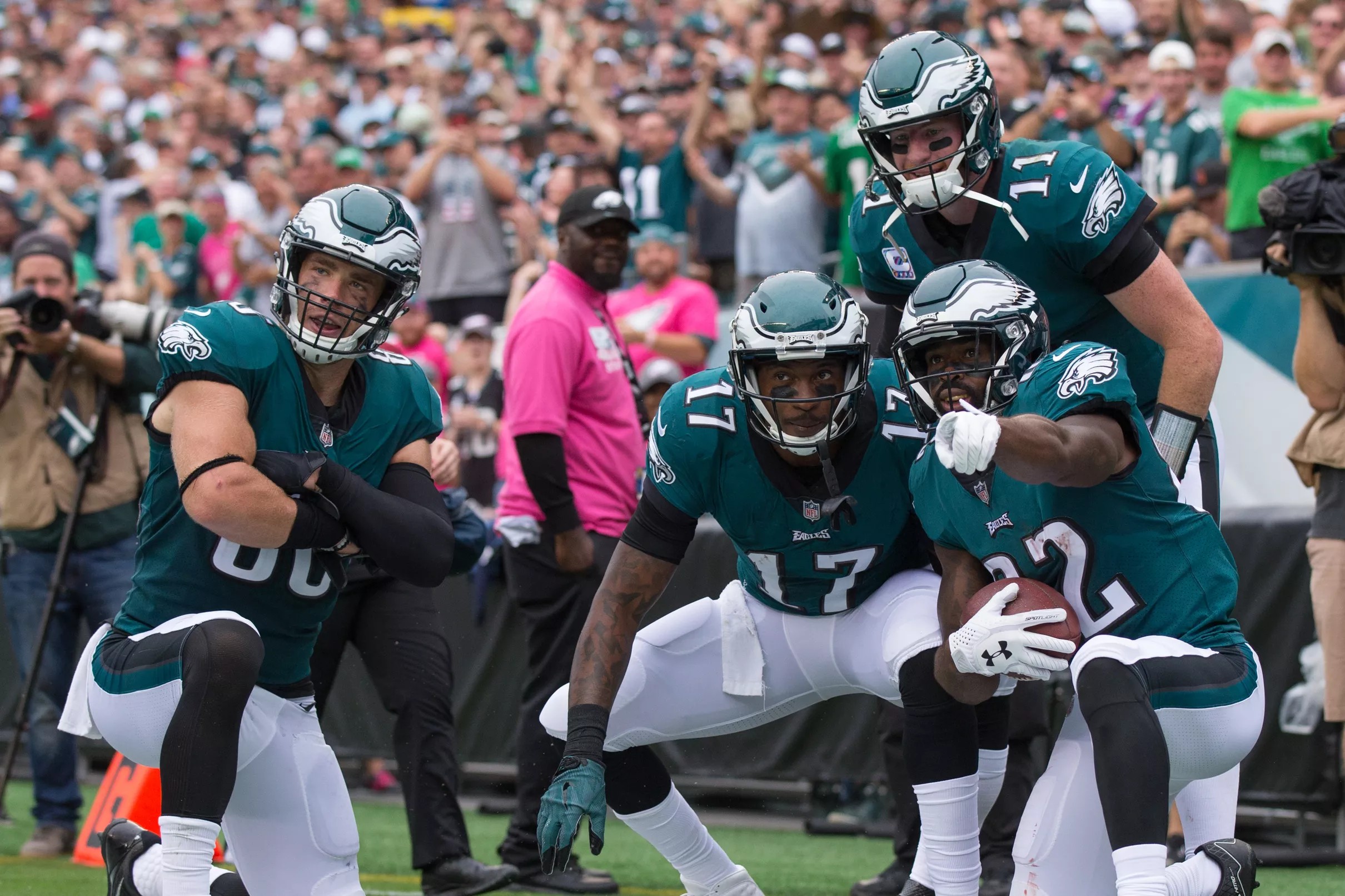 The Eagles had the best group touchdown celebration in the NFL this