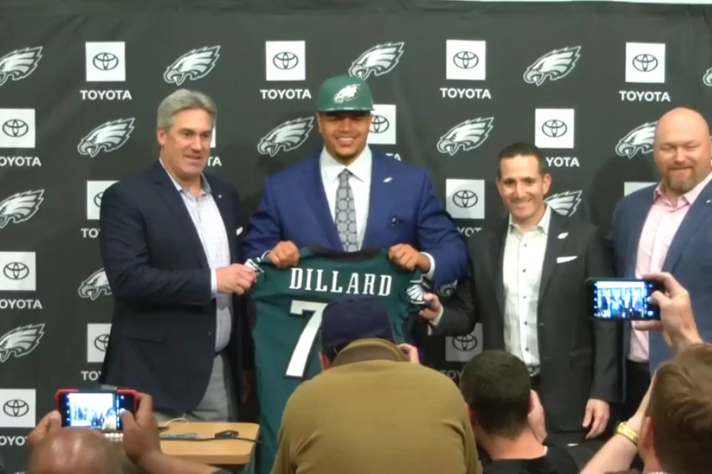 Eagles firstround pick Andre Dillard talks about his game, development