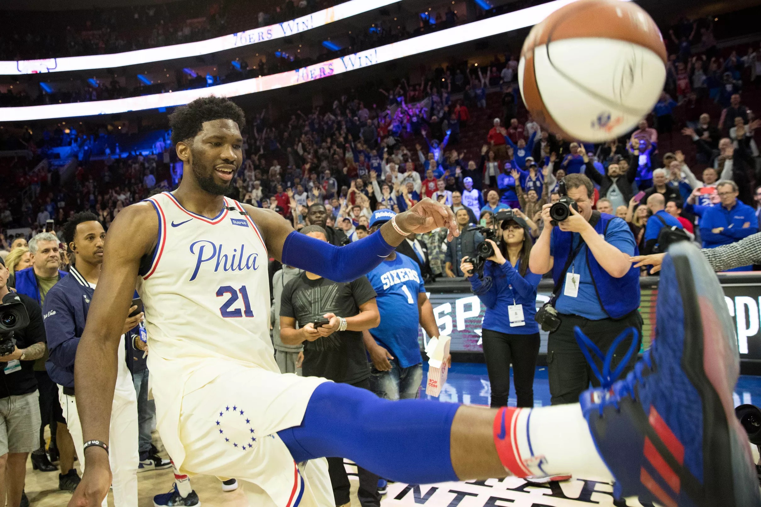 Joel Embiid Dazzles In Nba Africa Game