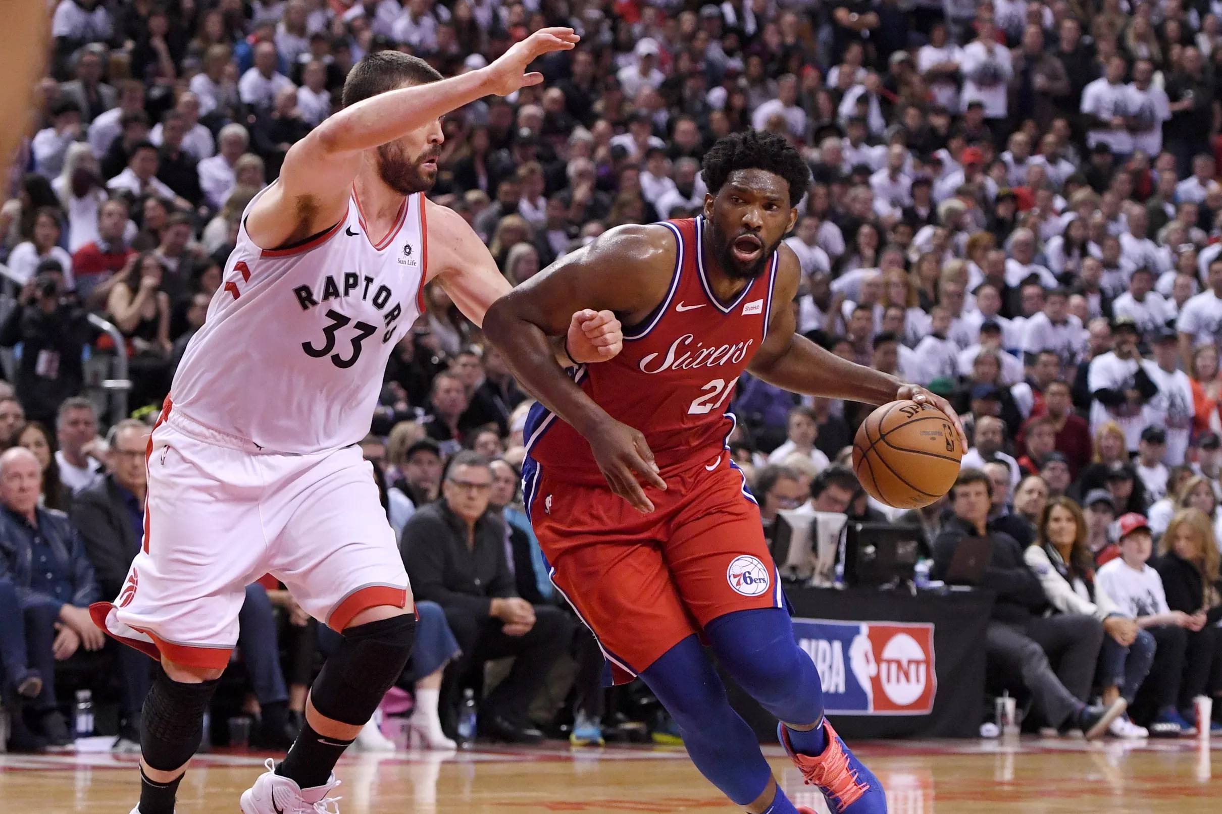 Sixers head to Toronto to take on Raptors in Eastern Conference 
