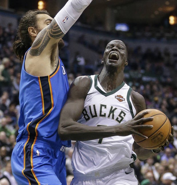 Steven Adams leads NBA in dunks per game