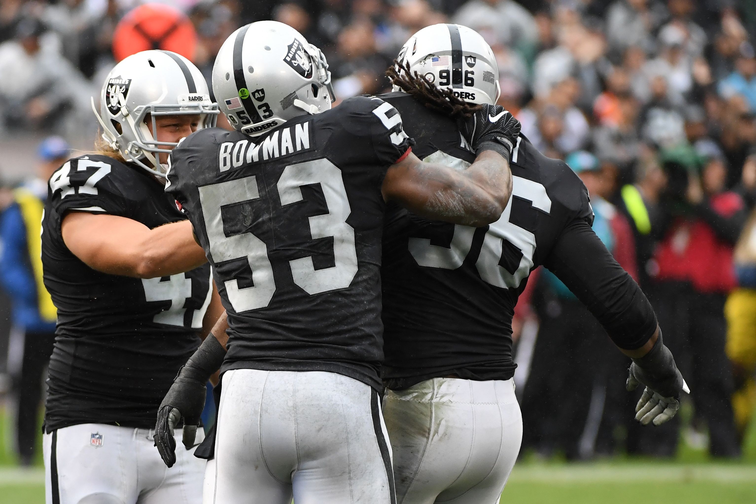 Oakland Raiders news NaVorro Bowman gets Raiders’ first interception!