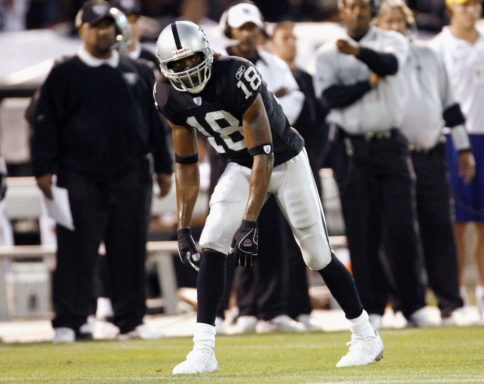 2018 Pro Football Hall Of Fame: Randy Moss With The Raiders