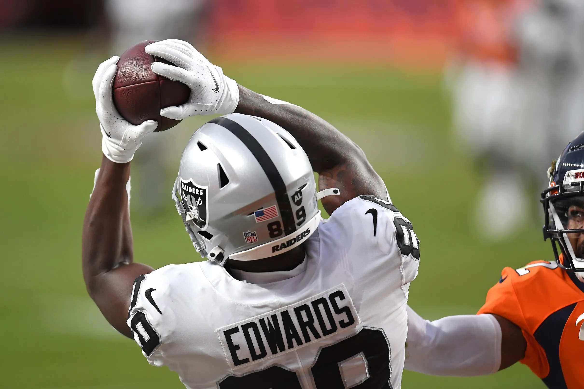 Raiders receiver Bryan Edwards is ready to take the next step
