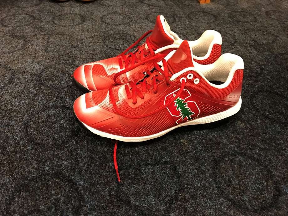 cardinal red football cleats