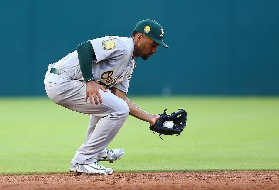 Bad hops contributed to A’s rough time on defense