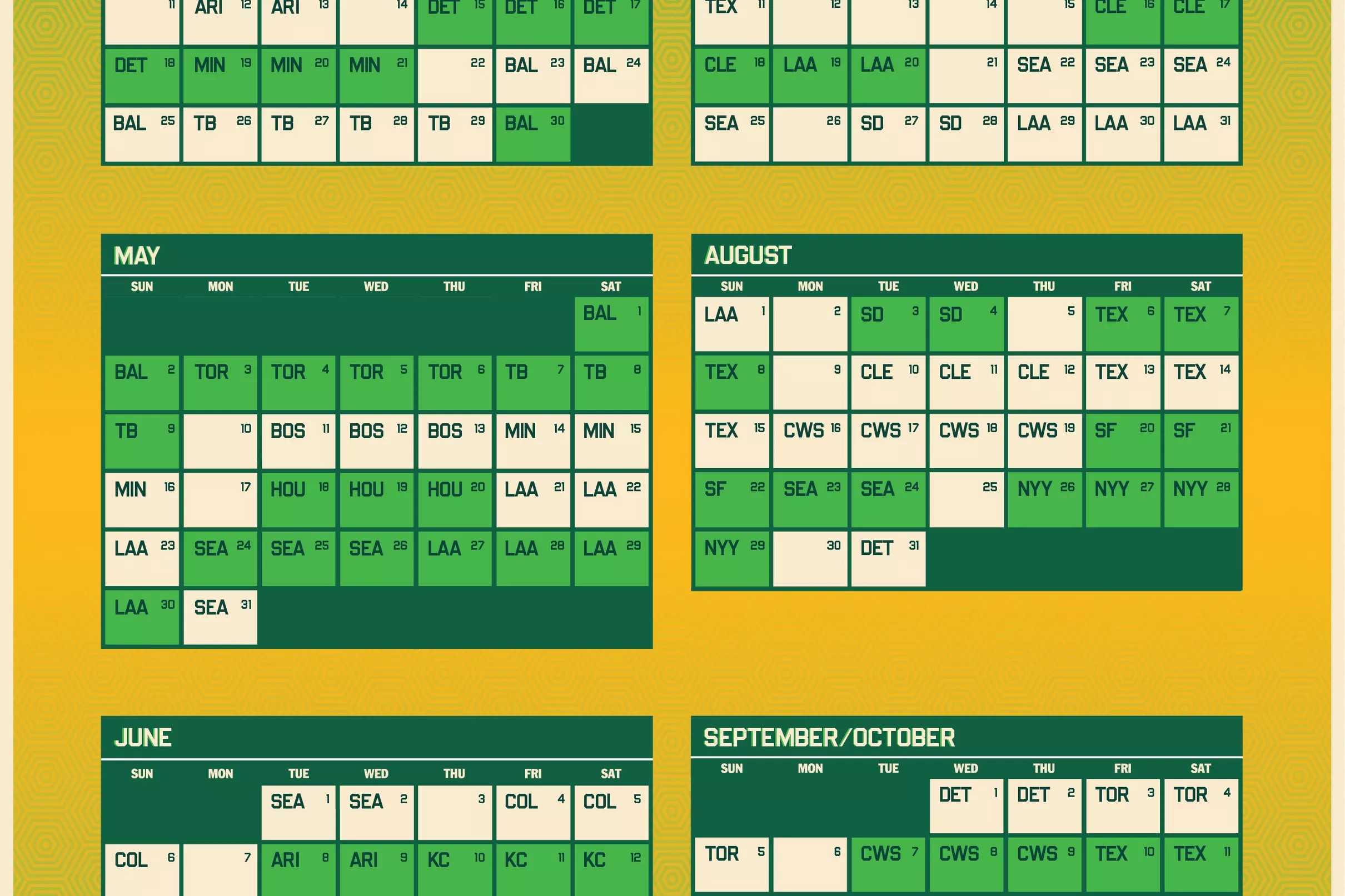Oakland A s Release 2021 Schedule