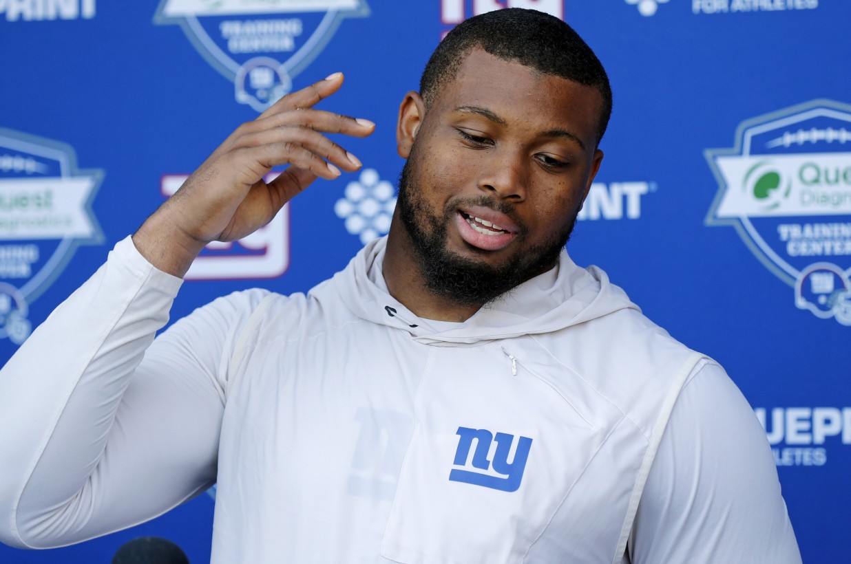 Giants’ B.J. Goodson Isn’t Whining Over Lost Leader Role