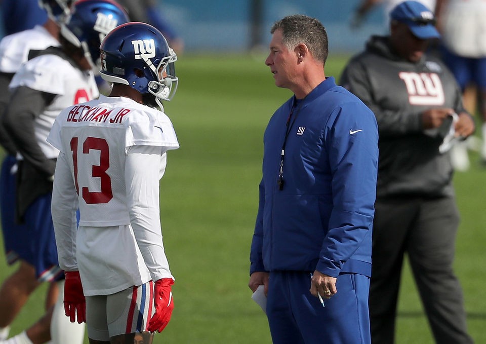 I really don't like water': Giants' Beckham struggles to stay