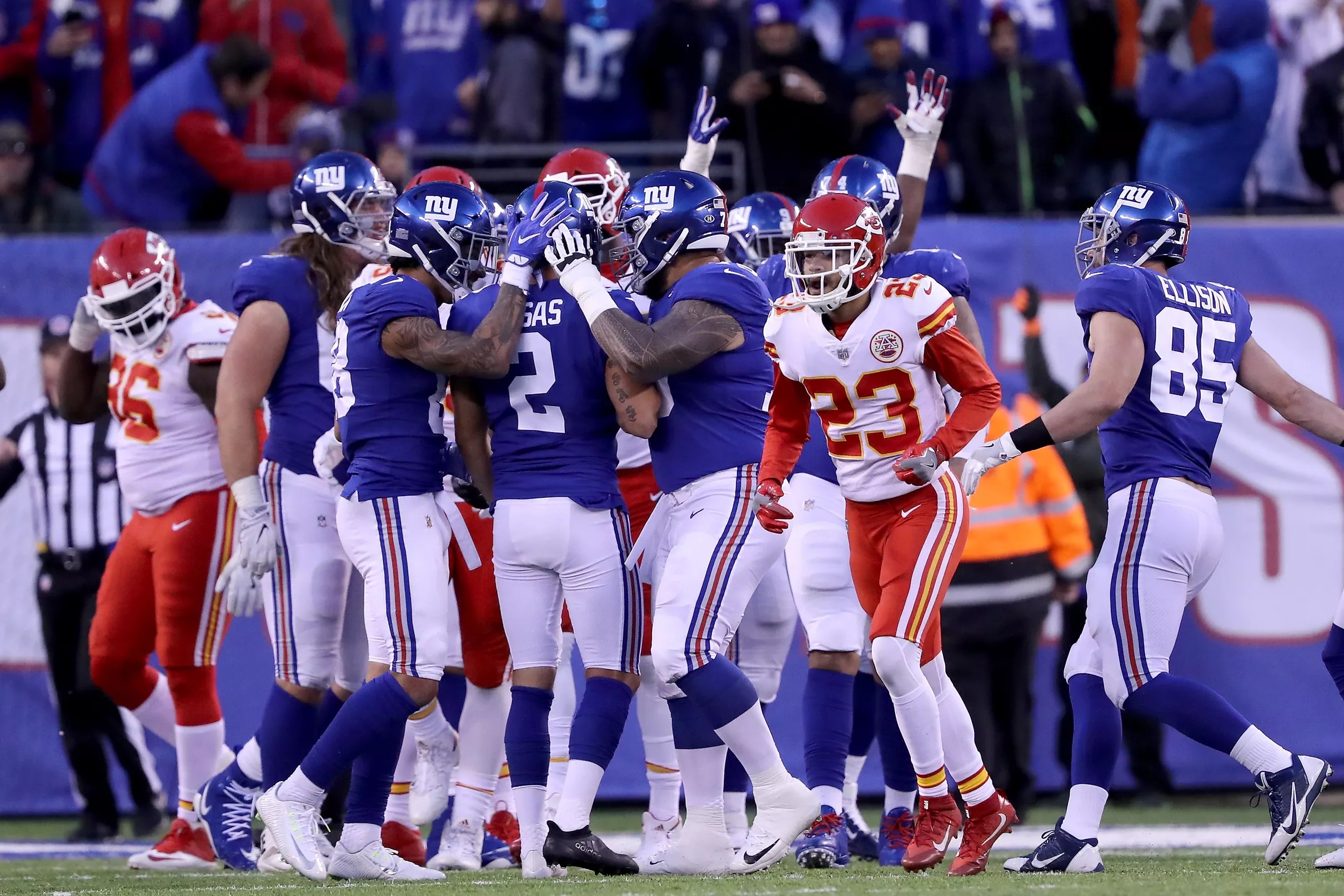GiantsChiefs The Giants can play with passion, and other things we
