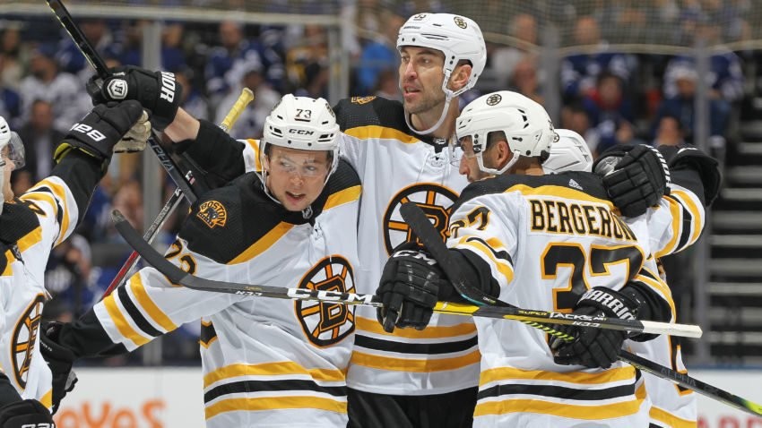 David Pastrnak Scores Twice, Bruins Beat Maple Leafs 6-4 To Tie Series