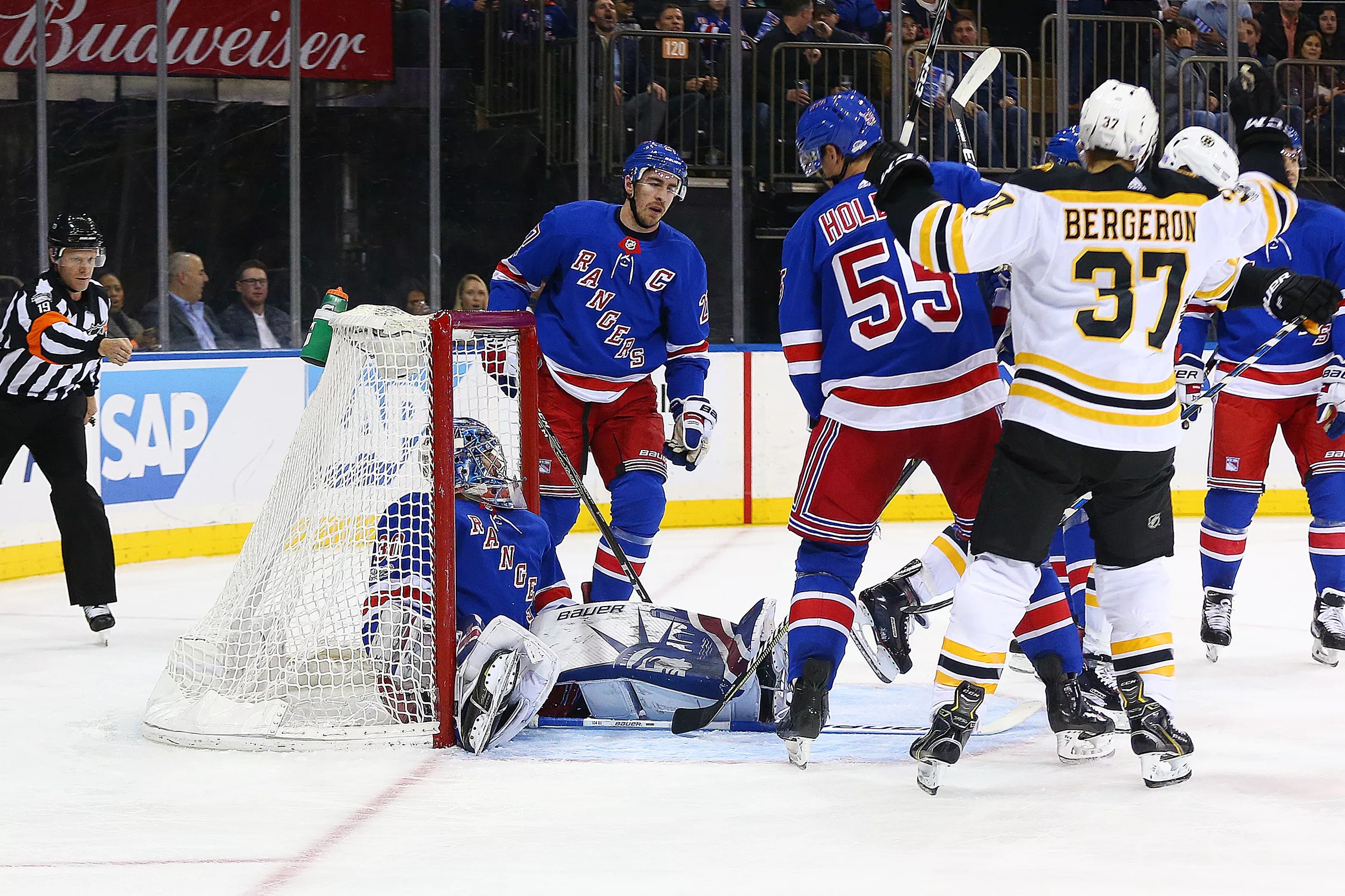 Projected Lines Bruins vs. Rangers