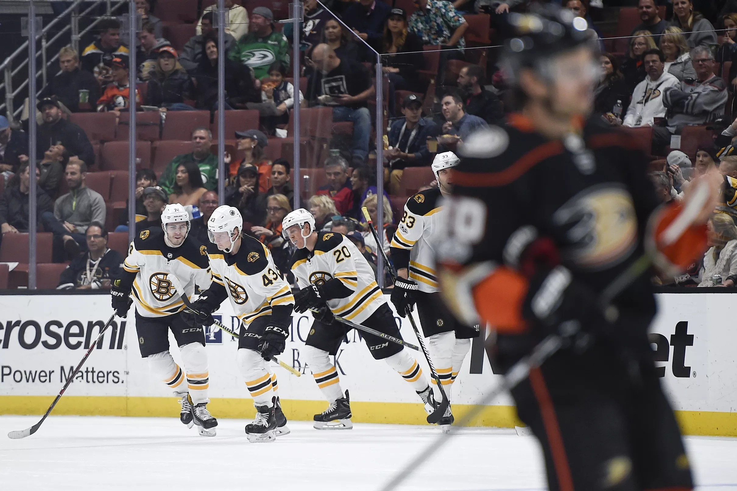 Projected Lines Bruins at Kings