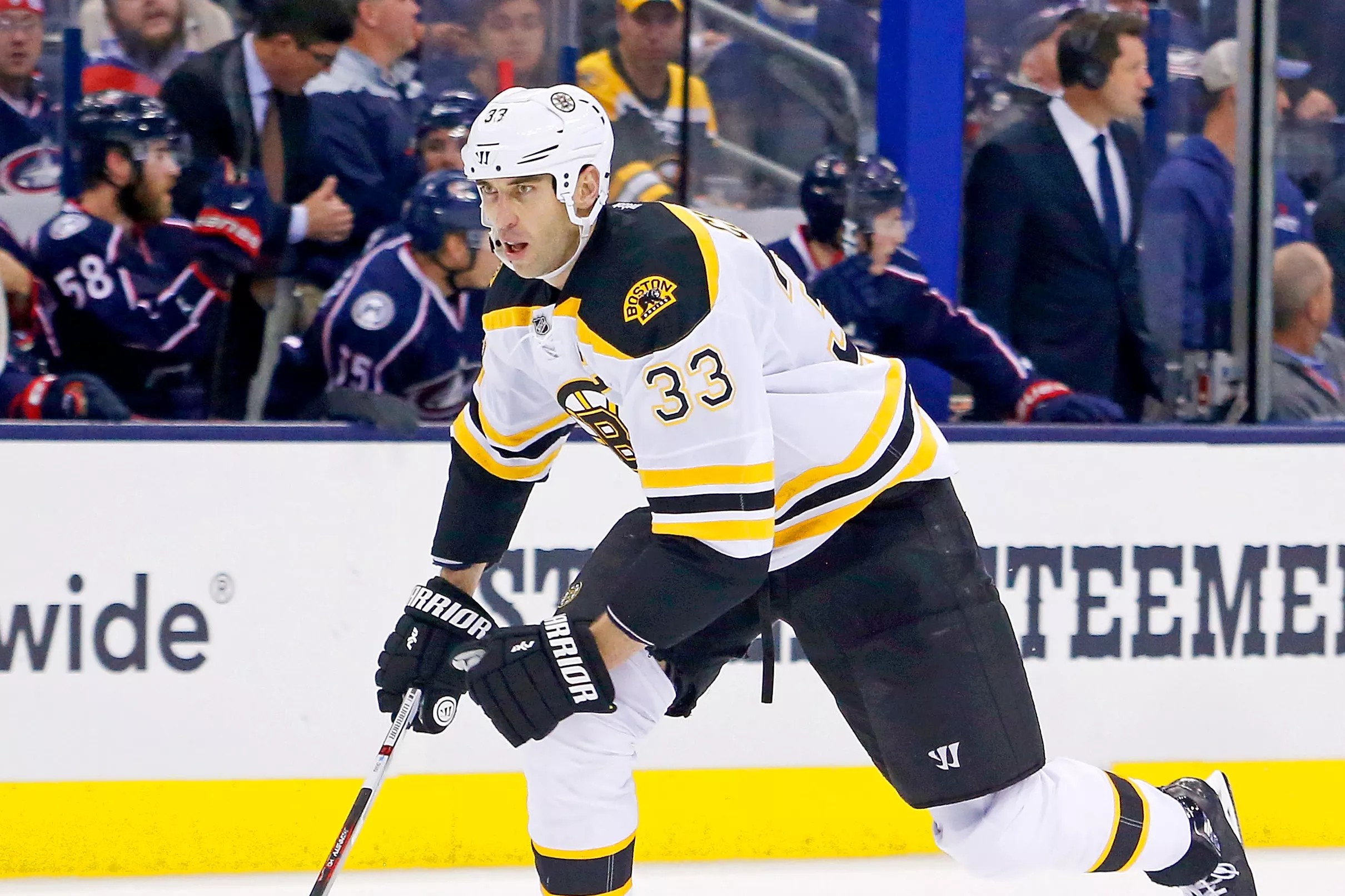 Whose playing for the Bruins vs.