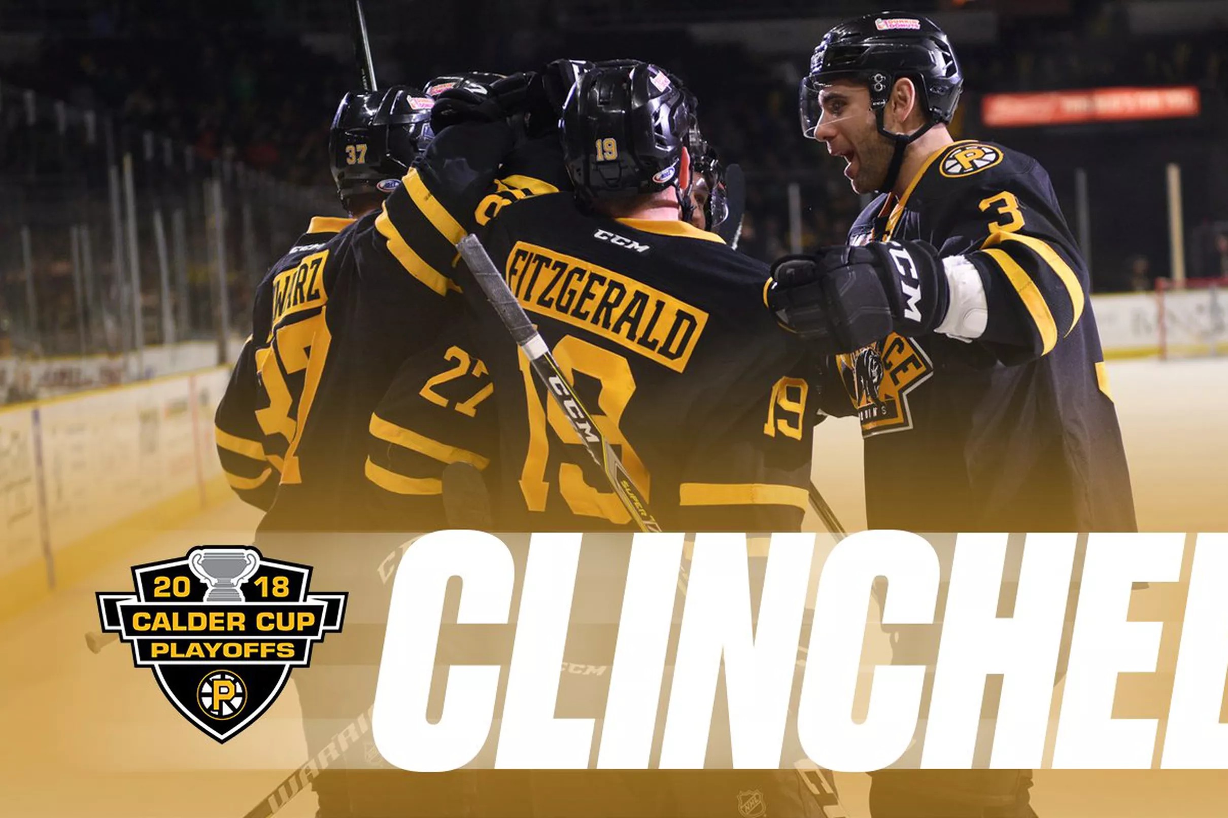 P-Bruins Clinch Playoff Berth With Win Over Bridgeport