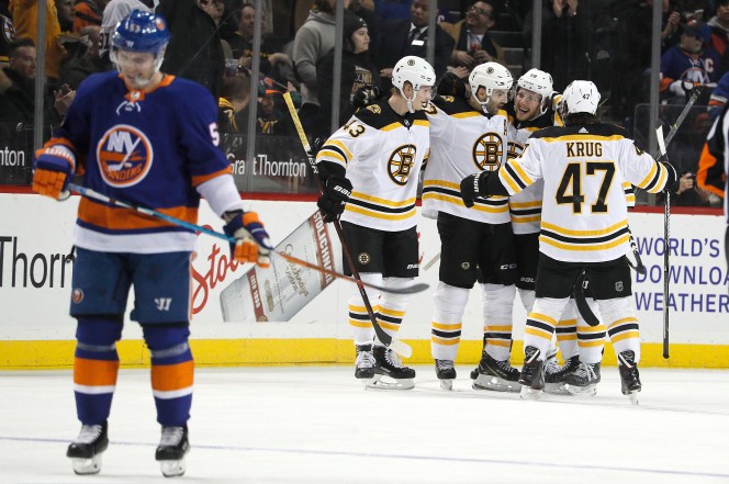 Bruins Steamroll Islanders Despite Halak’s Early Efforts