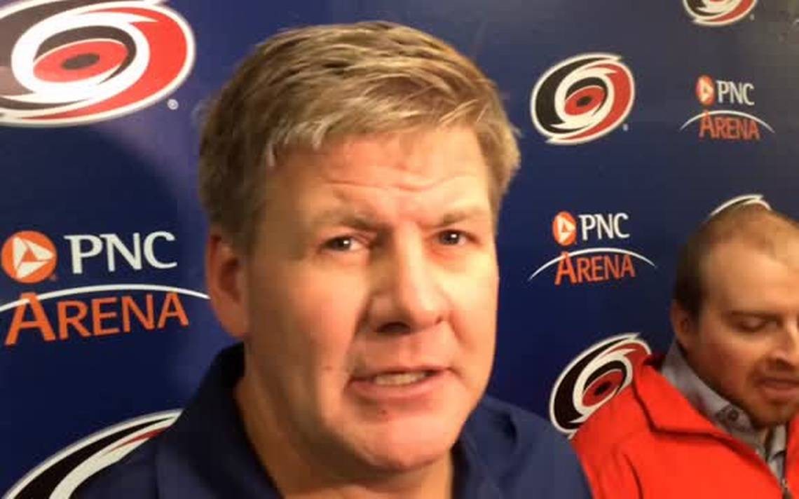 Canes coach Bill Peters sizes up team