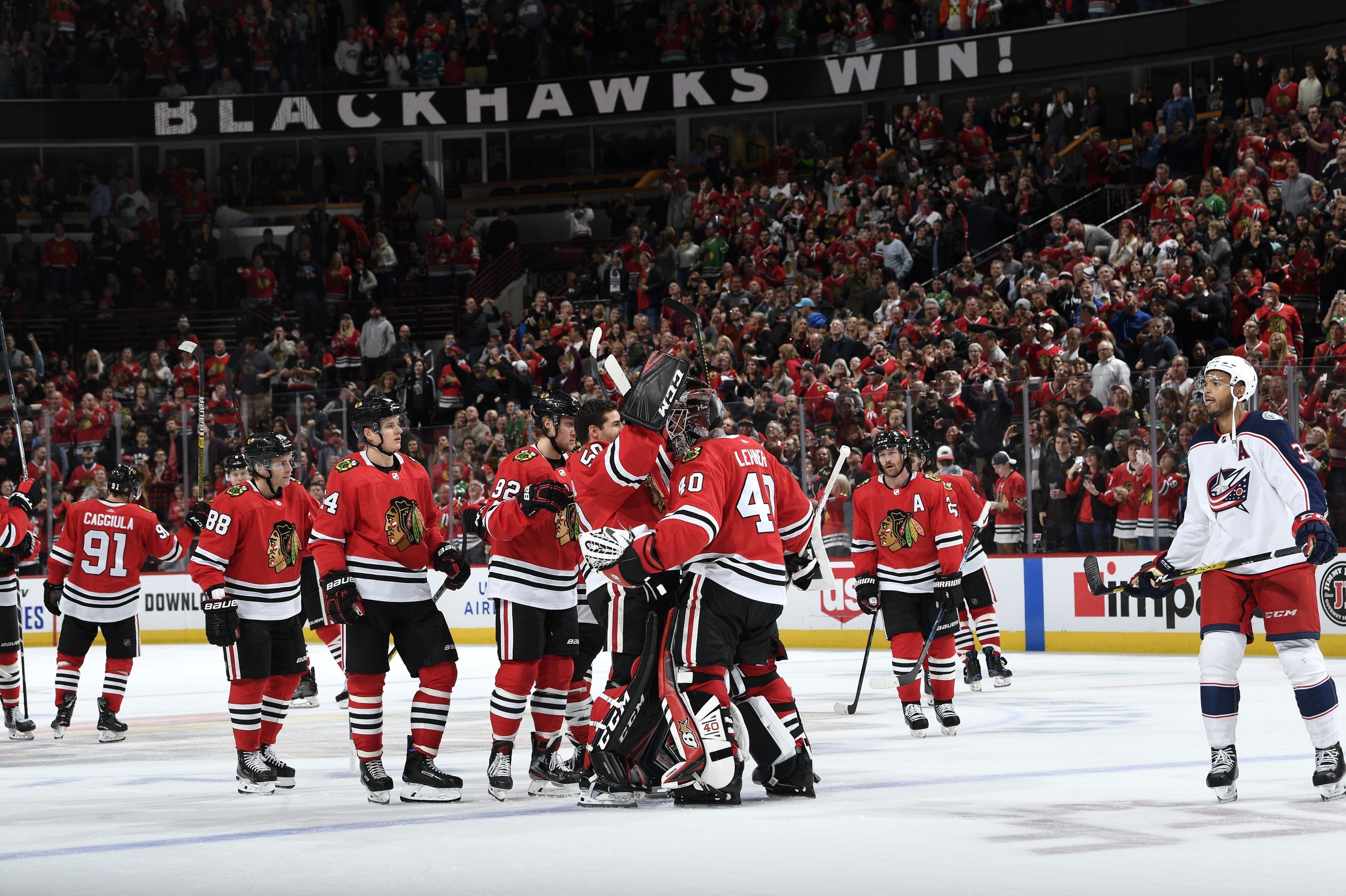 Game Recap: Chicago Blackhawks Beat Blue Jackets 3-2