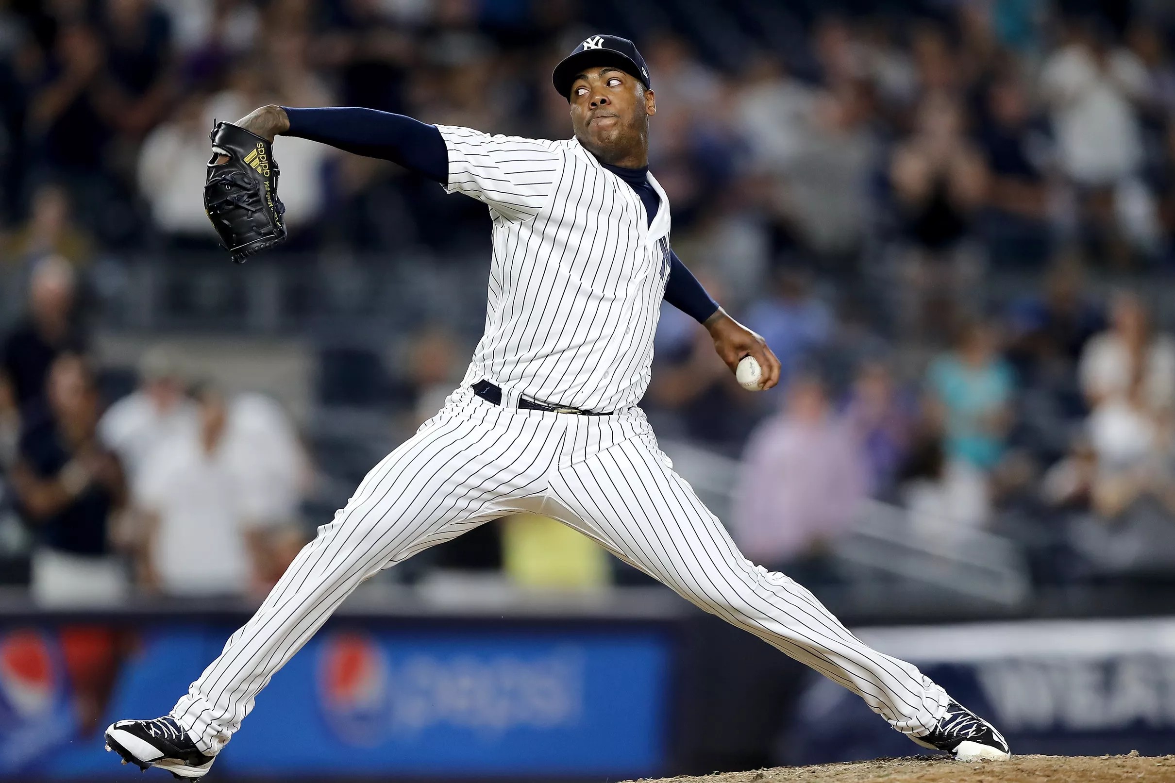 Aroldis Chapman has a liability for the Yankees