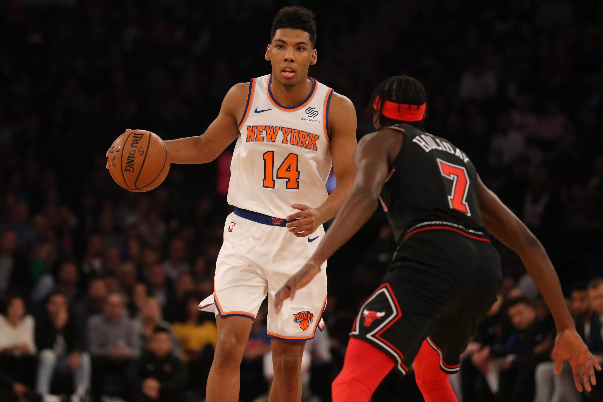 Knicks 115, Bulls 116 Scenes from the first time Clyde ever saw Mudiay make two consecutive