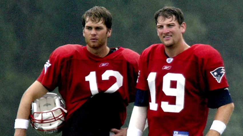 Tom Brady's 2001 backup QBs, Drew Bledsoe and Damon Huard, are both running  wineries in Washington 