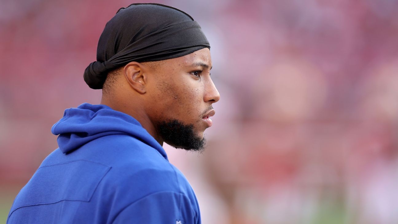 Giants RB Saquon Barkley inactive for MNF