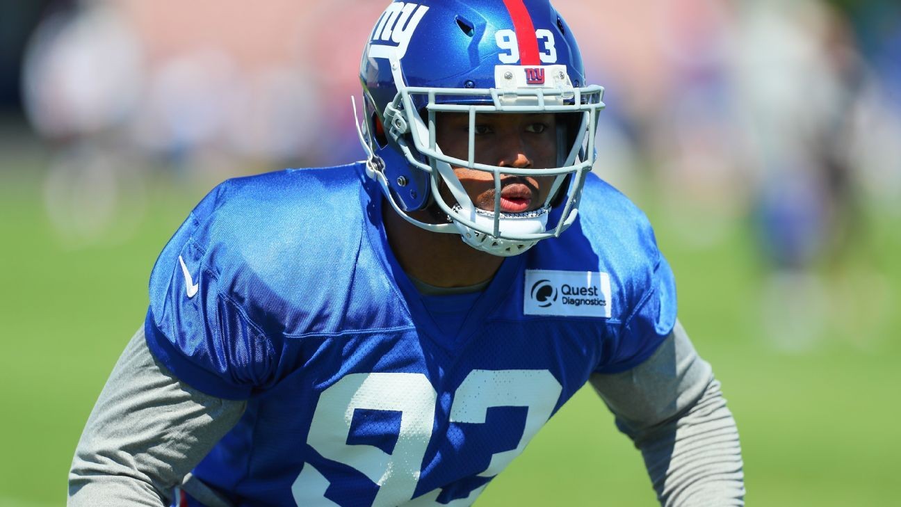 Injury Report: Giants Short On LBs After B.J. Goodson Leaves Practice Early