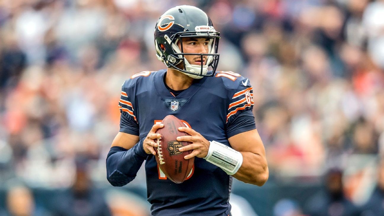 Beleaguered QB Mitchell Trubisky Gets Start For Bears Vs. Giants