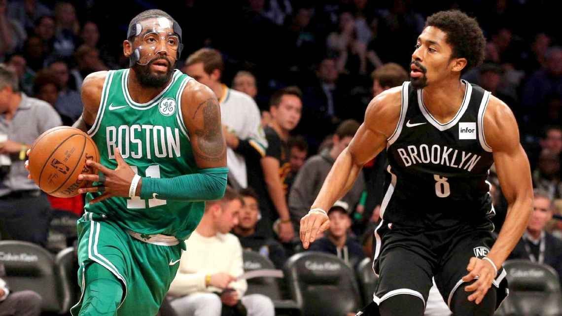 Celtics' Kyrie Irving No black mask if you want me to pass