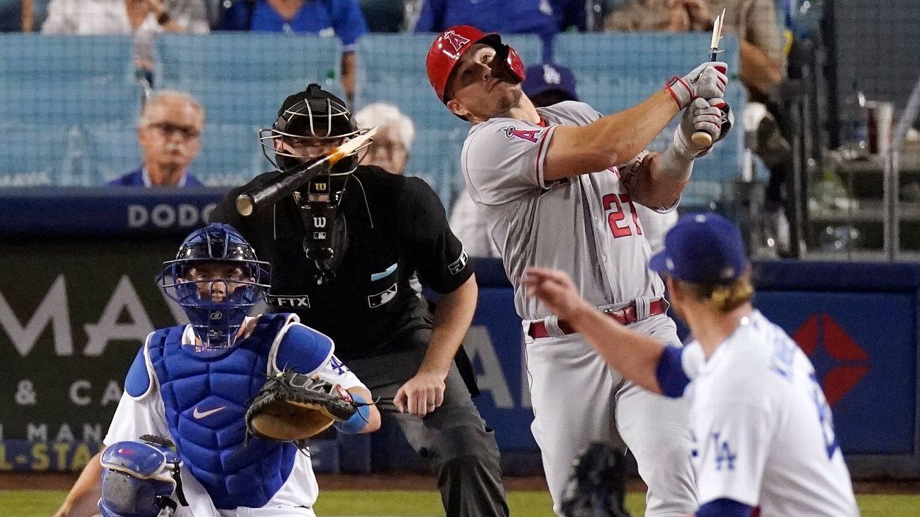 Plate umpire Nate Tomlinson exits AngelsDodgers game after being