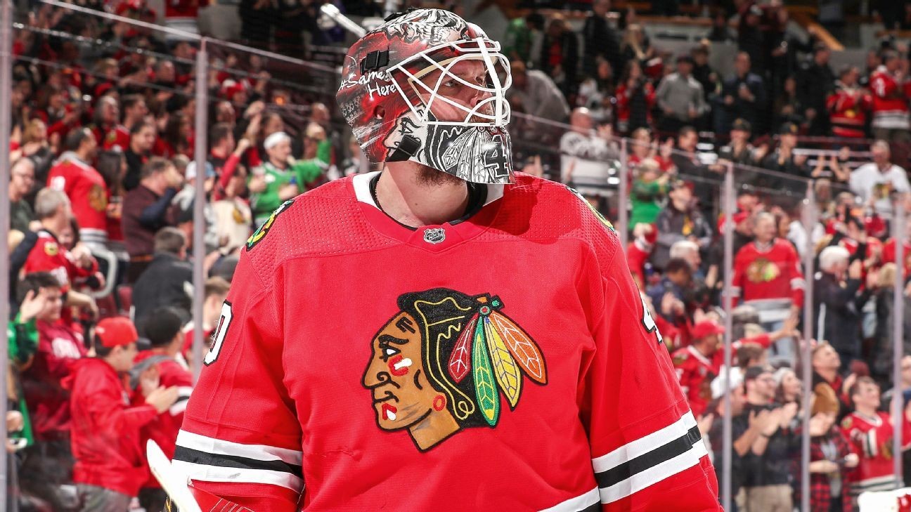 Reports: Vegas Lands Goalie Lehner From Chicago