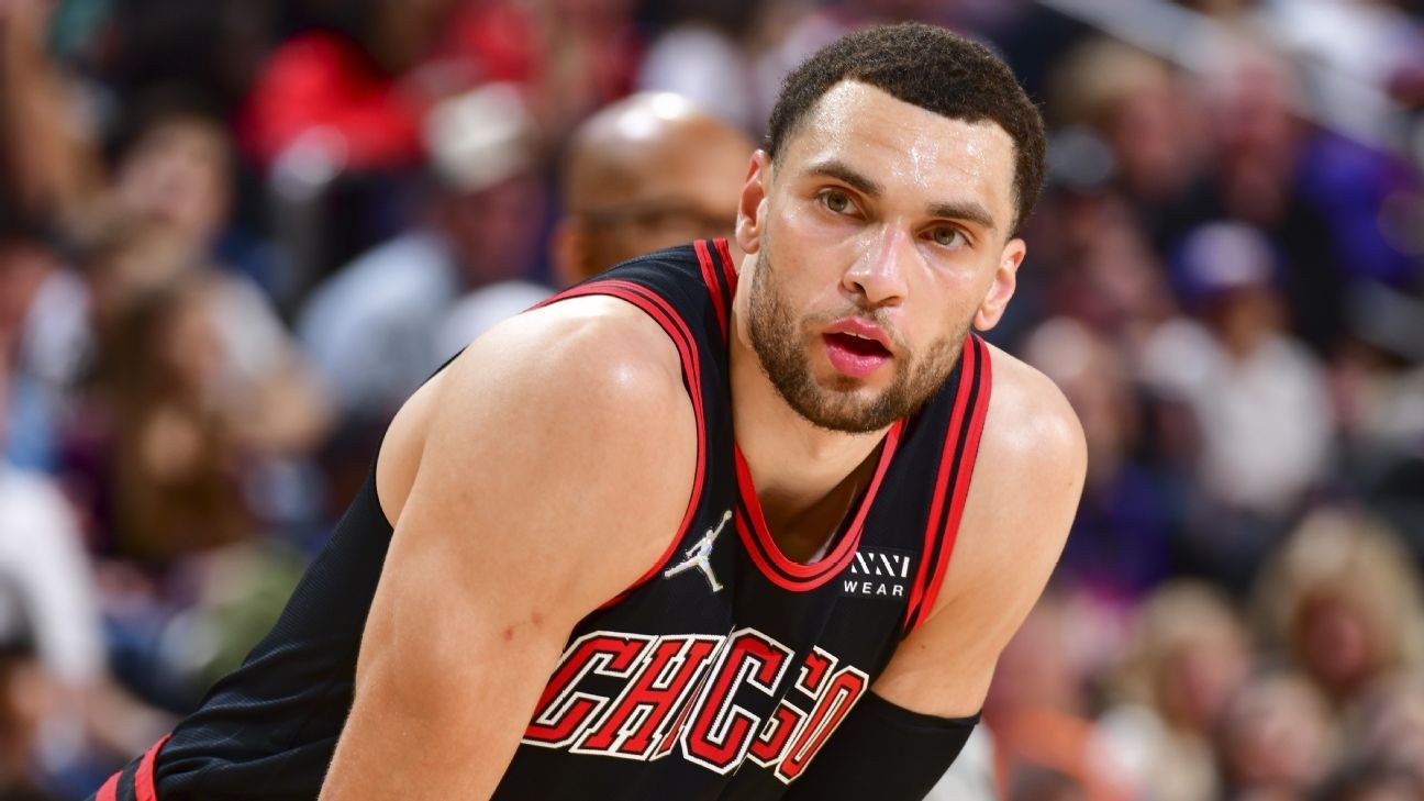 Bulls Zach Lavine Knee Misses Team S Season Opening Win