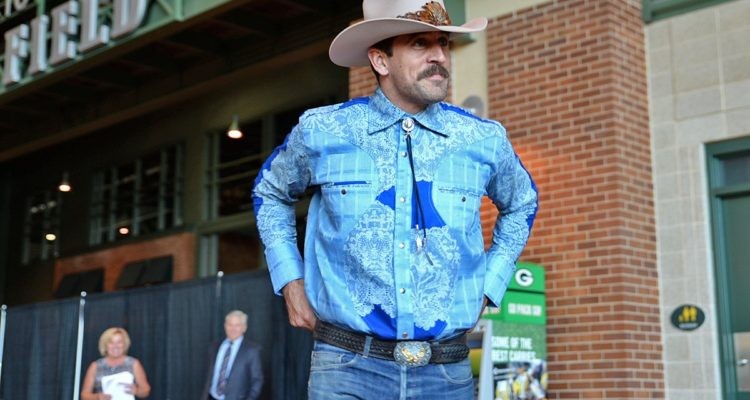 aaron rodgers cowboy shirt