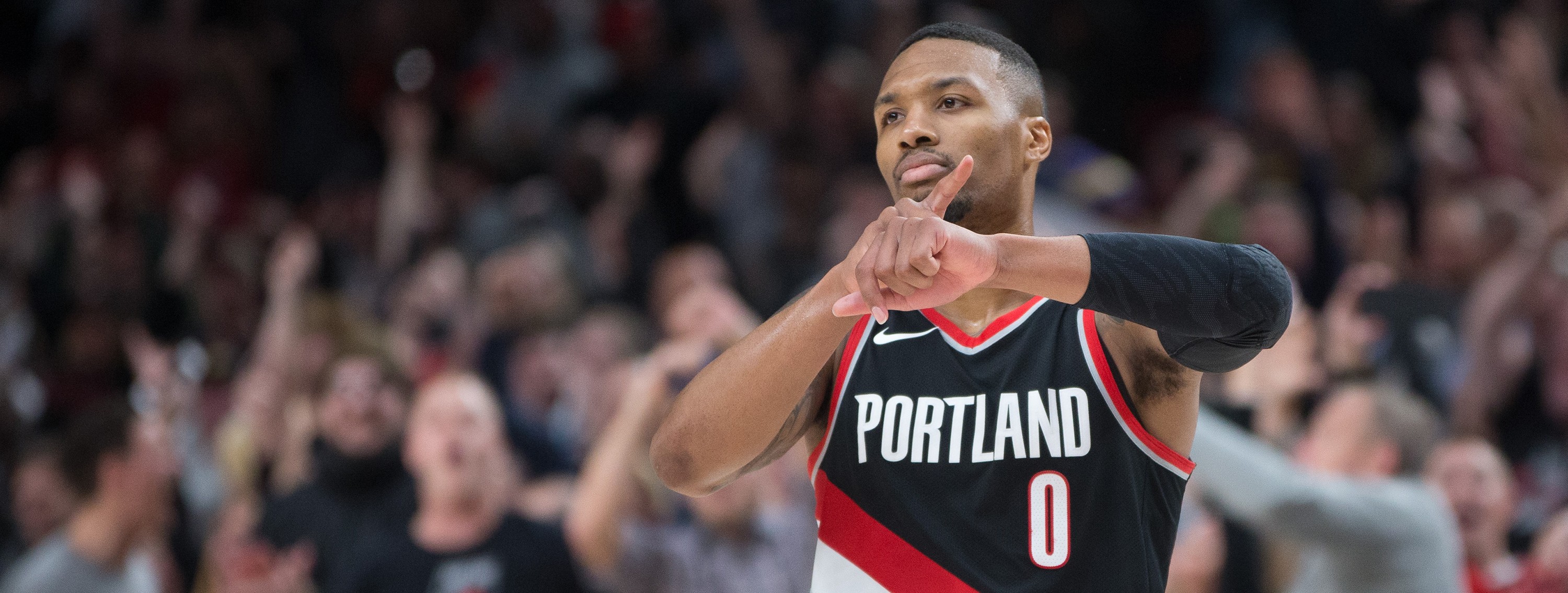 Damian Lillard размах рук