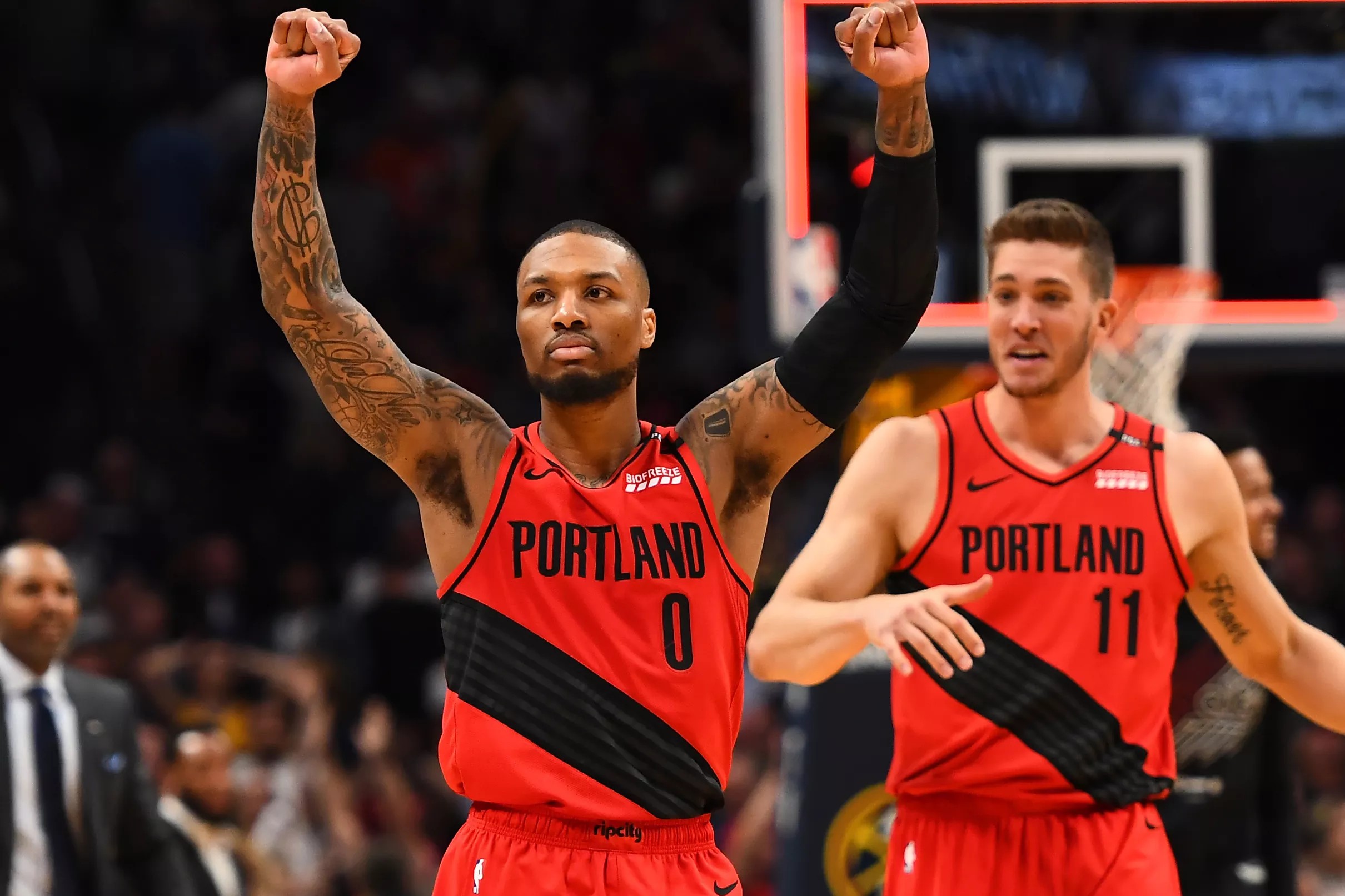 warriors x blazers
